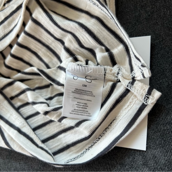 NWT Jessica Simpson 2 Piece Overall Set Size 12 Months - Picture 4 of 9